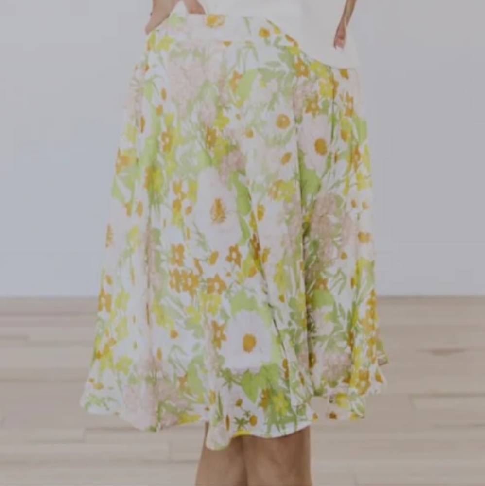 Floral skirt
